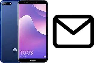 Richten Sie E-Mails auf dem Huawei Y7 Pro (2018) ein