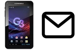 Richten Sie E-Mails auf dem Icemobile G3 ein