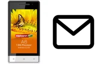 Richten Sie E-Mails auf dem Karbonn A6 ein