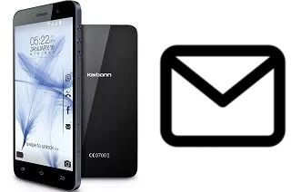 Richten Sie E-Mails auf dem Karbonn Titanium Mach Two S360 ein