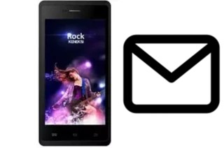 Richten Sie E-Mails auf dem KENEKSI Rock ein