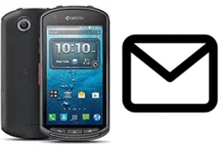 Richten Sie E-Mails auf dem Kyocera DuraForce ein