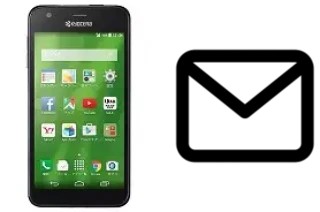 Richten Sie E-Mails auf dem Kyocera Digno U ein