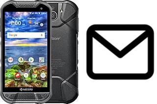 Richten Sie E-Mails auf dem Kyocera DuraForce Pro 2 ein