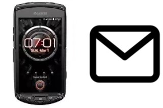 Richten Sie E-Mails auf dem Kyocera Torque KC-S701 ein