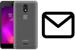 Richten Sie E-Mails auf dem Lanix X550 ein