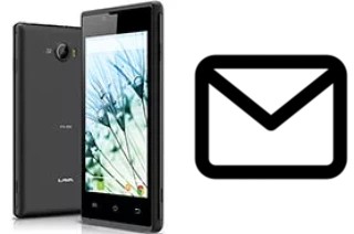 Richten Sie E-Mails auf dem Lava Iris 250 ein