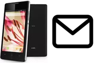 Richten Sie E-Mails auf dem Lava Iris 410 ein