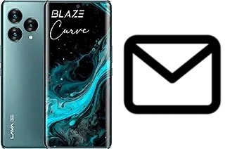 Richten Sie E-Mails auf dem Lava Blaze Curve ein