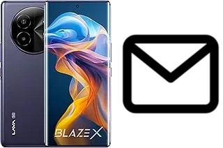 Richten Sie E-Mails auf dem Lava Blaze X ein