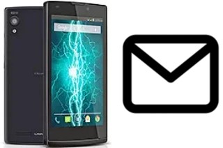 Richten Sie E-Mails auf dem Lava Iris Fuel 60 ein