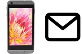 Richten Sie E-Mails auf dem Lava Iris 405+ ein