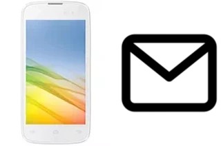 Richten Sie E-Mails auf dem Lava Iris 450 Colour ein