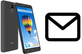 Richten Sie E-Mails auf dem Lava Iris Fuel F2 ein