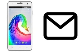 Richten Sie E-Mails auf dem Lava Iris X5 ein