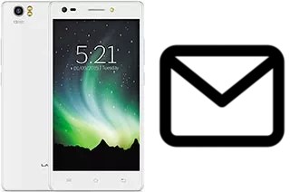 Richten Sie E-Mails auf dem Lava Pixel V2 ein