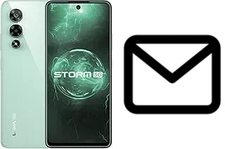 Richten Sie E-Mails auf dem Lava Storm ein