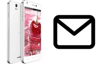 Richten Sie E-Mails auf dem Lava Iris X1 Grand ein