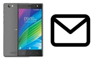 Richten Sie E-Mails auf dem Lava X41 Plus ein