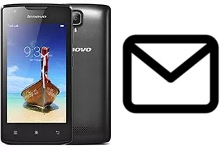 Richten Sie E-Mails auf dem Lenovo A1000 ein