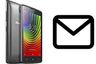 Richten Sie E-Mails auf dem Lenovo A2010 ein