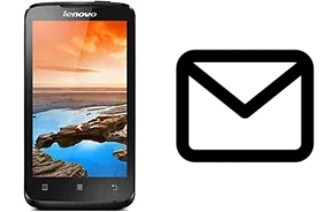 Richten Sie E-Mails auf dem Lenovo A316i ein