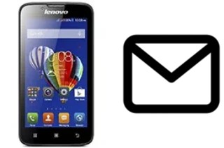 Richten Sie E-Mails auf dem Lenovo A328 ein