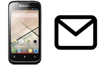 Richten Sie E-Mails auf dem Lenovo A369i ein