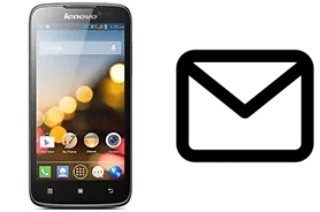 Richten Sie E-Mails auf dem Lenovo A516 ein