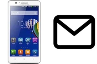 Richten Sie E-Mails auf dem Lenovo A536 ein