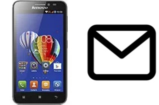 Richten Sie E-Mails auf dem Lenovo A606 ein