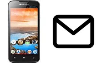 Richten Sie E-Mails auf dem Lenovo A680 ein