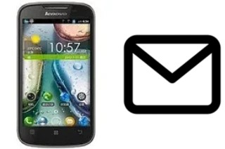 Richten Sie E-Mails auf dem Lenovo A690 ein