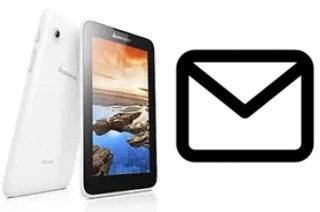 Richten Sie E-Mails auf dem Lenovo A7-30 A3300 ein