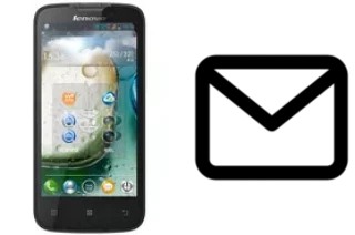 Richten Sie E-Mails auf dem Lenovo A830 ein