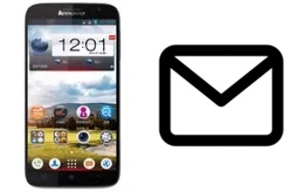 Richten Sie E-Mails auf dem Lenovo A850 ein