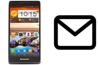 Richten Sie E-Mails auf dem Lenovo A880 ein