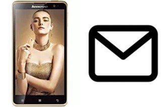 Richten Sie E-Mails auf dem Lenovo Golden Warrior S8 ein