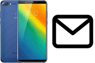 Richten Sie E-Mails auf dem Lenovo K5 Note (2018) ein