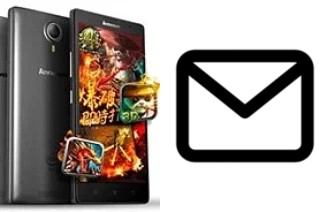 Richten Sie E-Mails auf dem Lenovo K80 ein