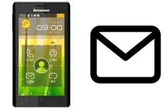 Richten Sie E-Mails auf dem Lenovo K800 ein