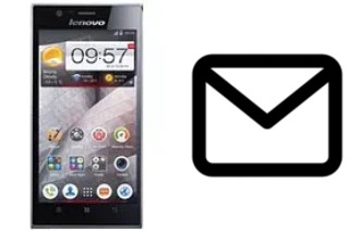 Richten Sie E-Mails auf dem Lenovo K900 ein