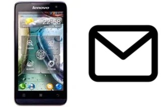 Richten Sie E-Mails auf dem Lenovo P770 ein