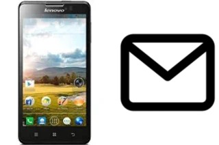 Richten Sie E-Mails auf dem Lenovo P780 ein