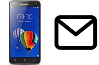 Richten Sie E-Mails auf dem Lenovo S580 ein