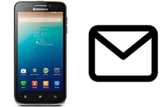 Richten Sie E-Mails auf dem Lenovo S650 ein