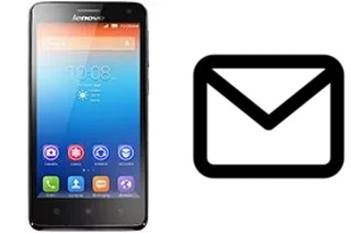 Richten Sie E-Mails auf dem Lenovo S660 ein