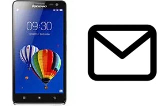 Richten Sie E-Mails auf dem Lenovo S856 ein