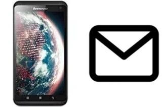 Richten Sie E-Mails auf dem Lenovo S930 ein