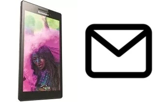 Richten Sie E-Mails auf dem Lenovo Tab 2 A7-10 ein